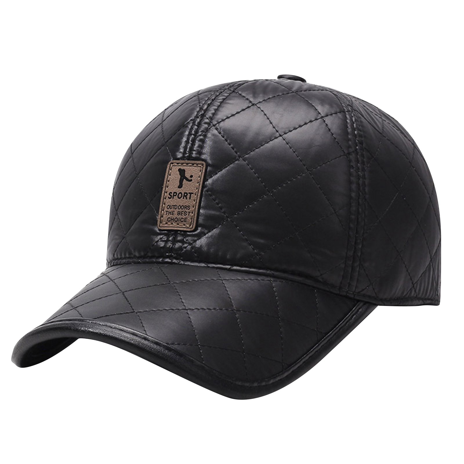 Winter Men PU Baseball Cap War - Winter Trapper Hat review and price