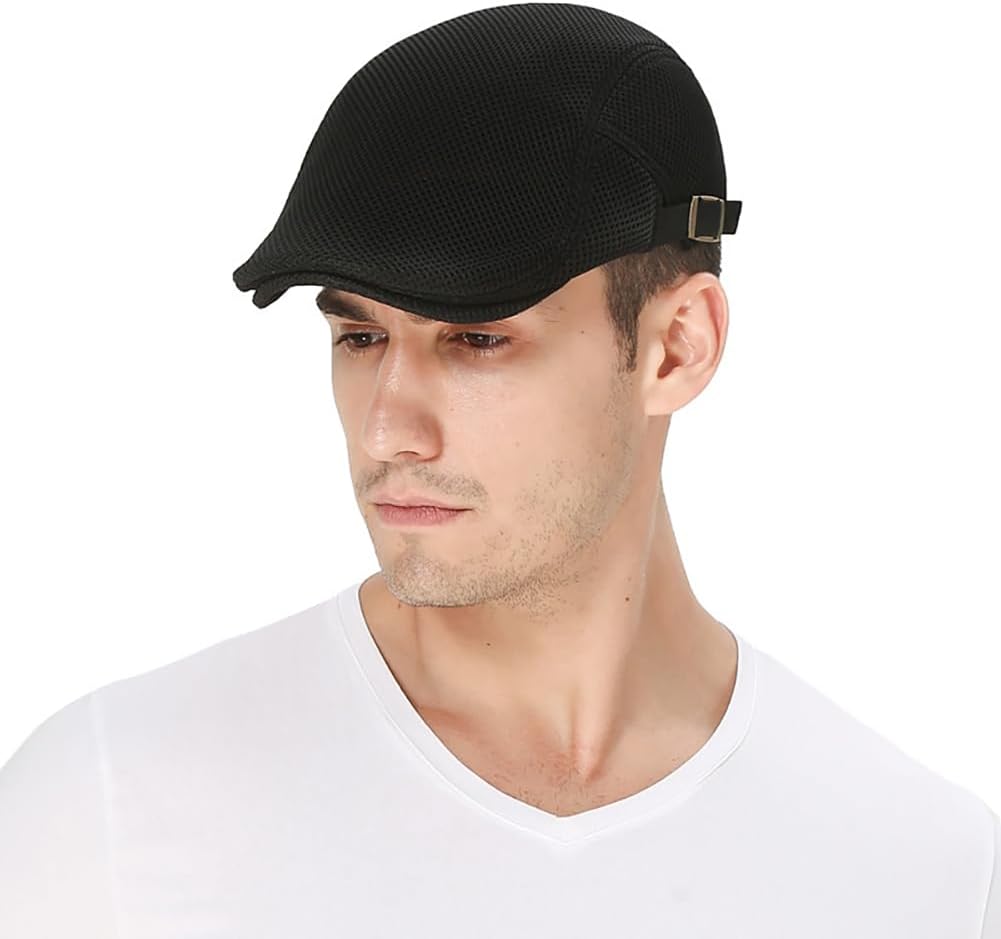Men's breathable mesh summer h - Newsboy Cap Ivy review and price