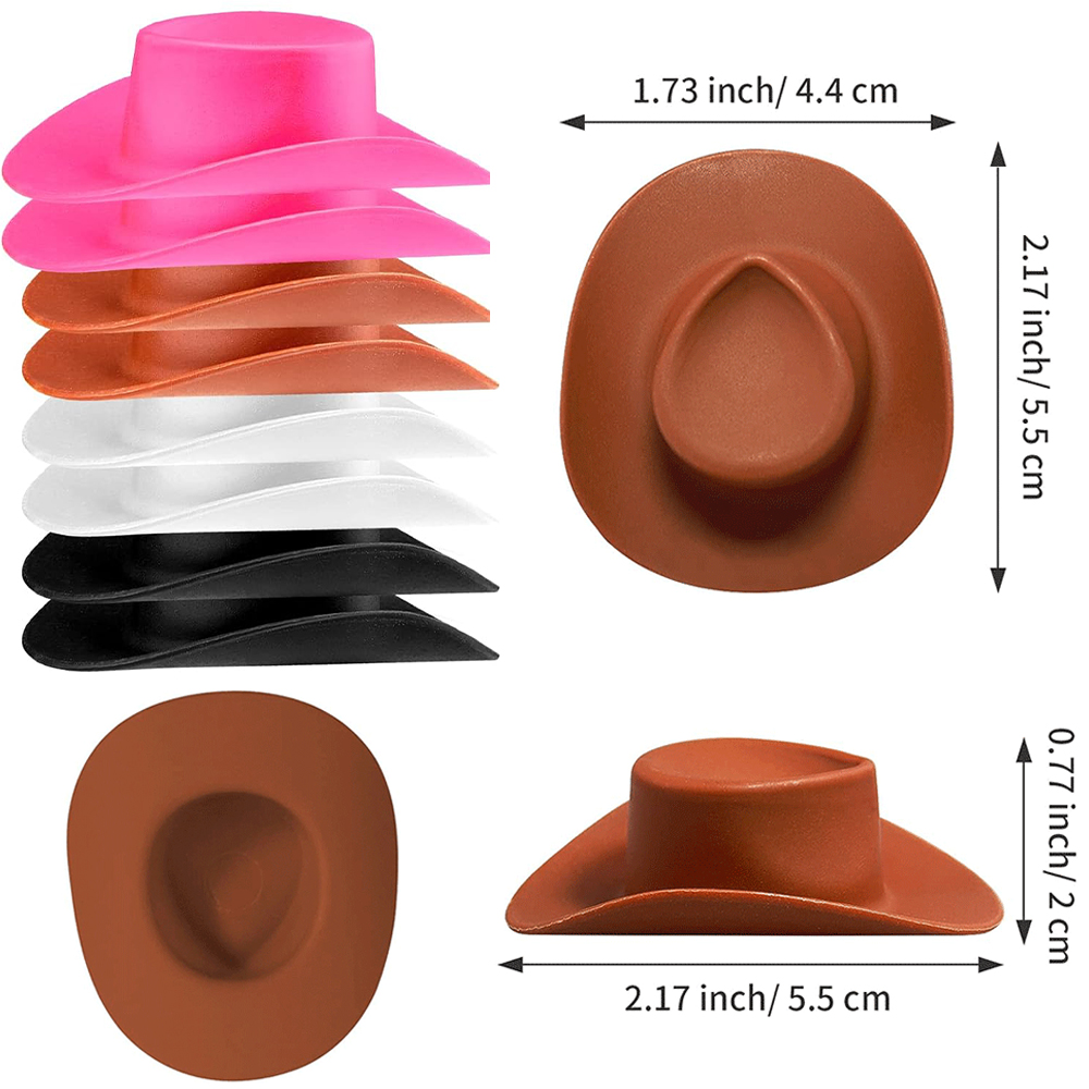20Pcs Plastic Mini Western Cow - Cowboy Hat Straw review and price