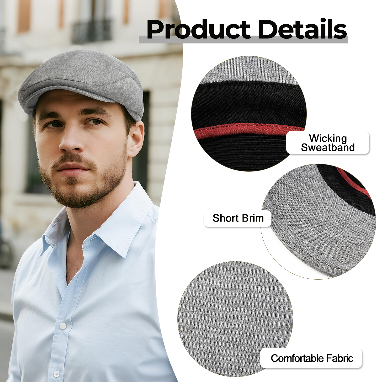 JGAGOUL Classic Newsboy Cap fo - Newsboy Cap Ivy review and price
