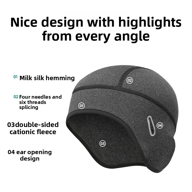 Winter Cycling Warm Cap MTB He - Skull Cap Helmet Liner review and price