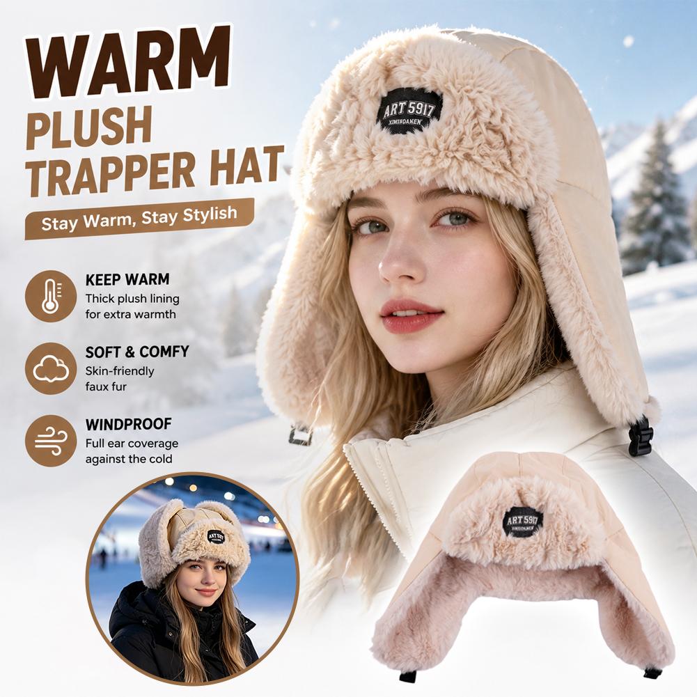 Winter Trapper Hat Thick Plush - Winter Trapper Hat review and price