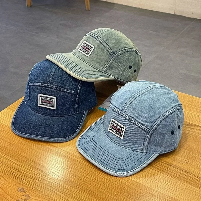 Vintage Flat Brim Denim Baseba - Corduroy Cap 5 Panel review and price