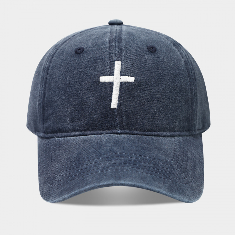 Vintage Washed Cross Embroider - Dad Hat Cotton review and price
