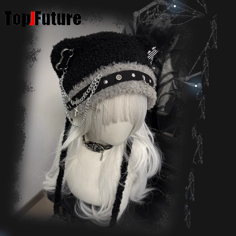 Women Japanese Harajuku Y2K Gi - Winter Trapper Hat review and price