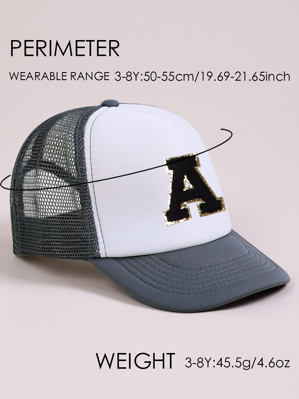 1pc Gray Hat With 26-Letter Pa - Visor Sun Hat review and price