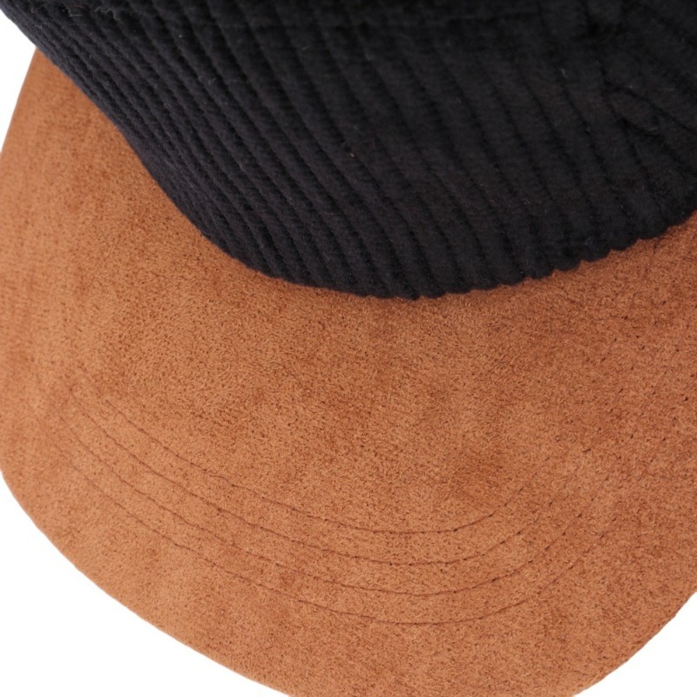 Casual Retro Flat Brim Basebal - Corduroy Cap 5 Panel review and price