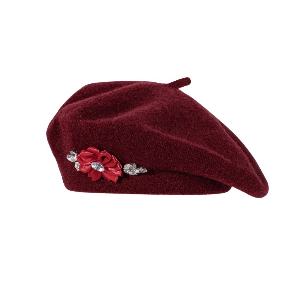 Vintage Solid Color Wool Beret - Beret French Wool review and price