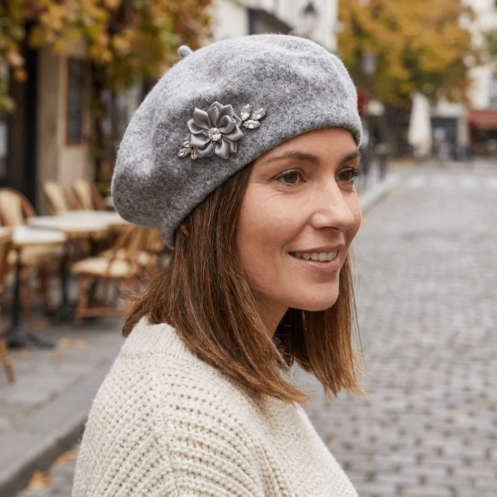 Sweet Solid Color Wool Beret C - Beret French Wool review and price