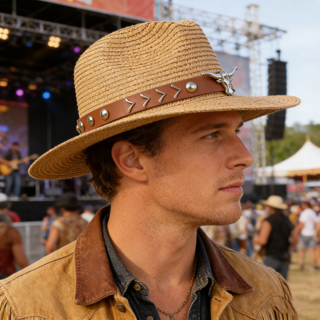 Vintage Straw Western Cowboy H - Cowboy Hat Straw review and price
