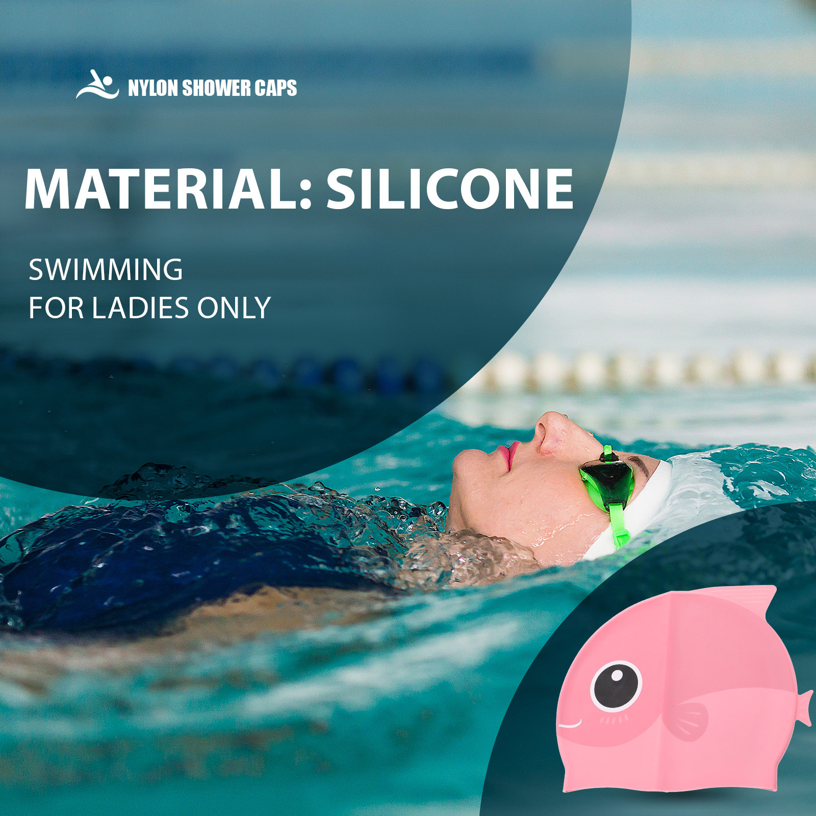 Silicone Swim Cap Cartoon Swim - Swim Hat Silicone review and price