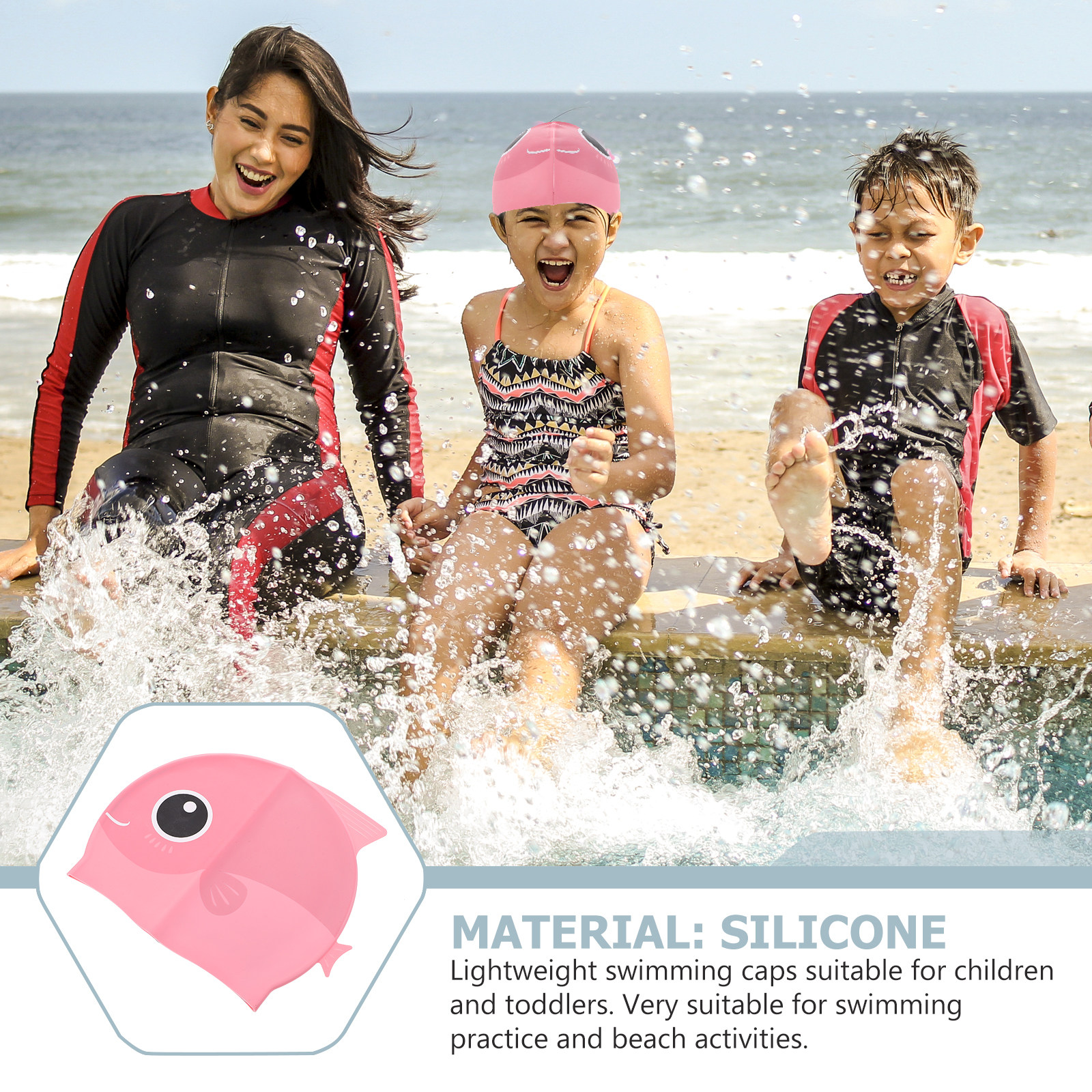Silicone Swim Cap Cartoon Swim - Swim Hat Silicone review and price