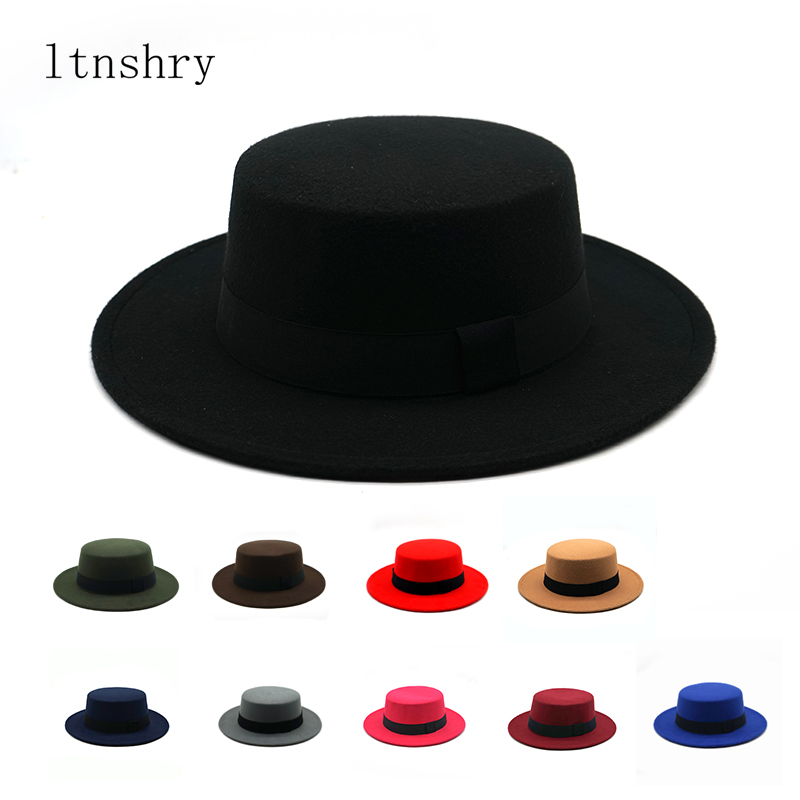 Winter Autumn Imitation Woolen - Fedora Hat Wool review and price