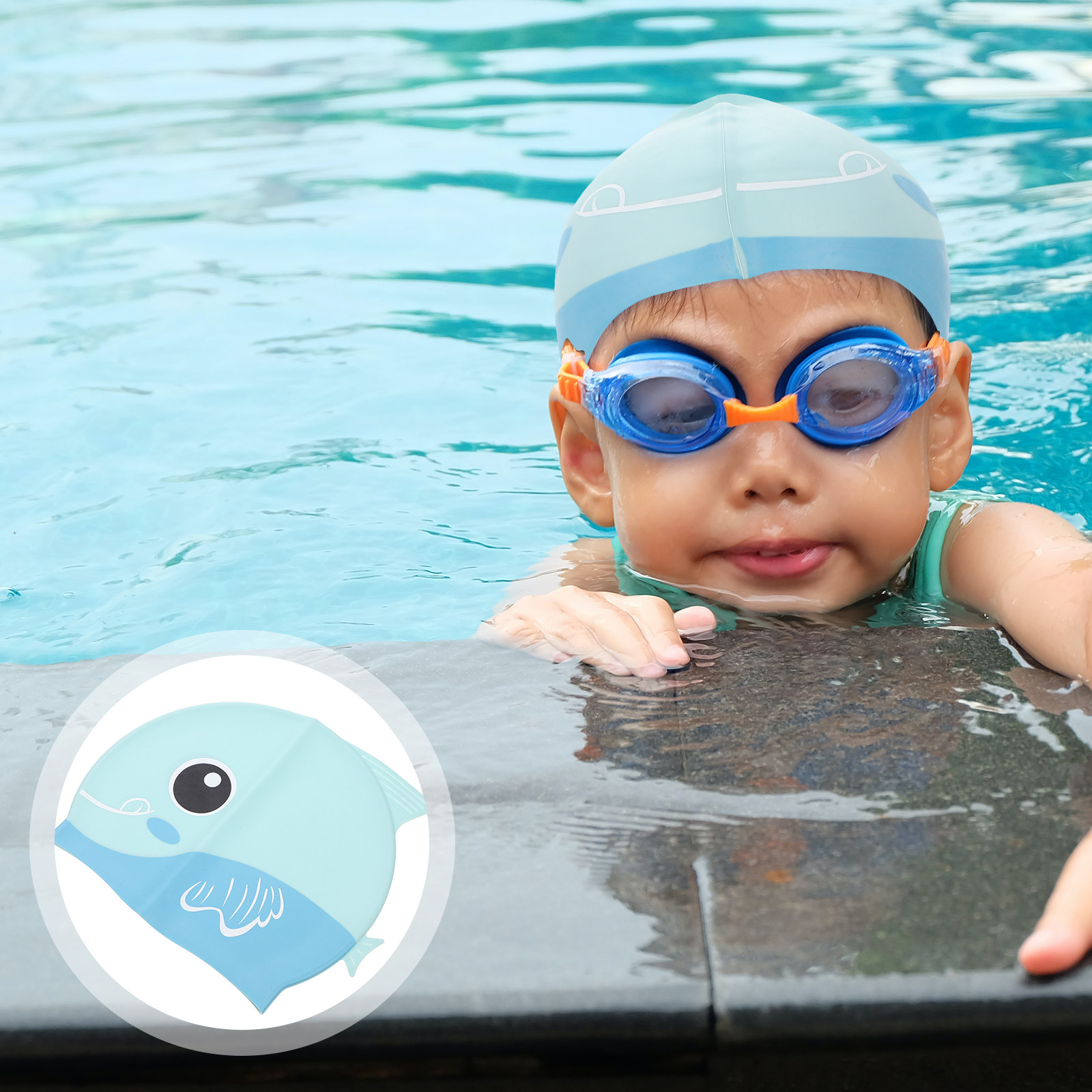 Silicone Swim Cap Cartoon Kids - Swim Hat Silicone review and price