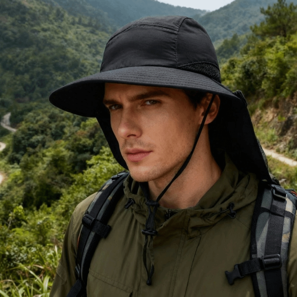 Fashion Wide Brim Outdoor Sun  - Bucket Hat Cotton review and price