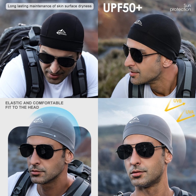 Summer Ice Silk Quick Dry Brea - Skull Cap Helmet Liner review and price