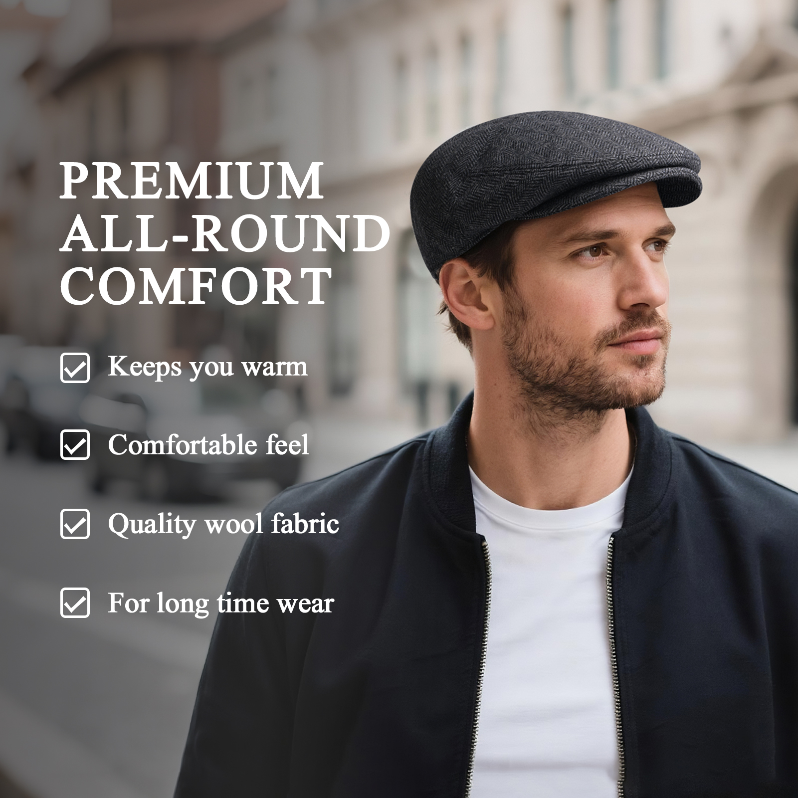 JANGOUL Herringbone Flat Ivy N - Newsboy Cap Ivy review and price