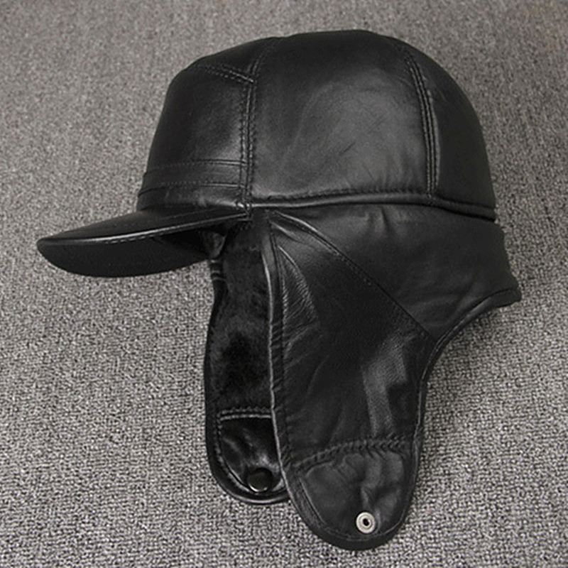 Genuine Leather caps Winter Wa - Winter Trapper Hat review and price