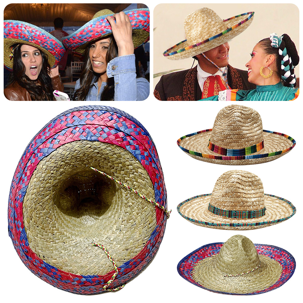 Mexican Sombrero Hat Straw Wea - Sun Hat Wide Brim review and price