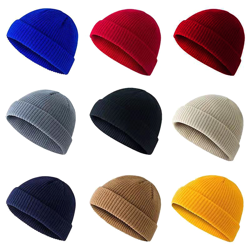 1Pcs Winter Warm Unisex Wool B - Beanie Cuffed Knit review and price