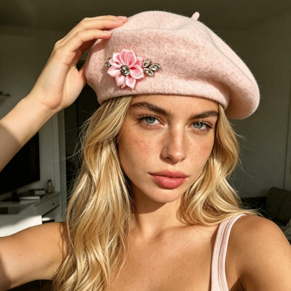 Fashion Solid Color Wool Beret - Beret French Wool review and price