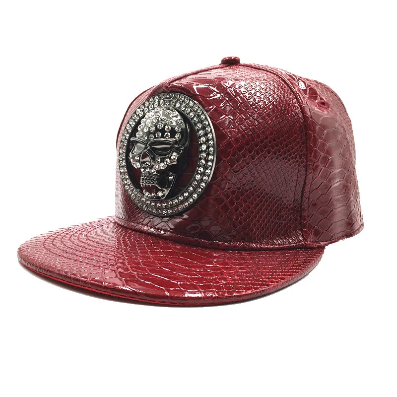 Brand Oohmy Men Women PU Leath - Snapback Hat Flat review and price