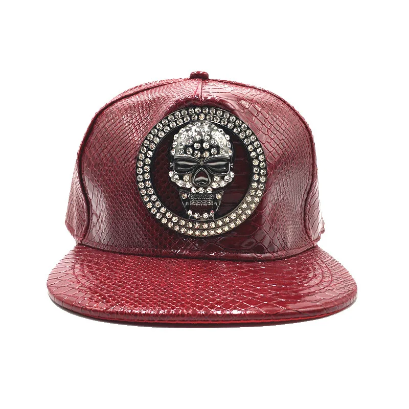 Brand Oohmy Men Women PU Leath - Snapback Hat Flat review and price