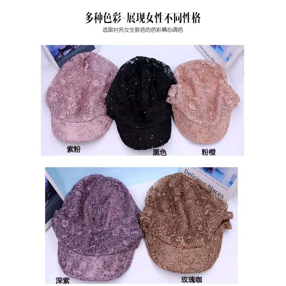 Hollow Out Flower Beanie Cap B - Baseball Cap Structured review and price