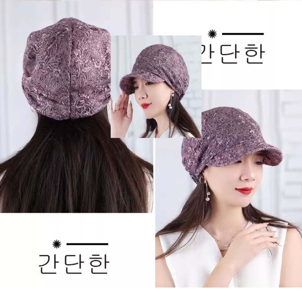 Hollow Out Flower Beanie Cap B - Baseball Cap Structured review and price