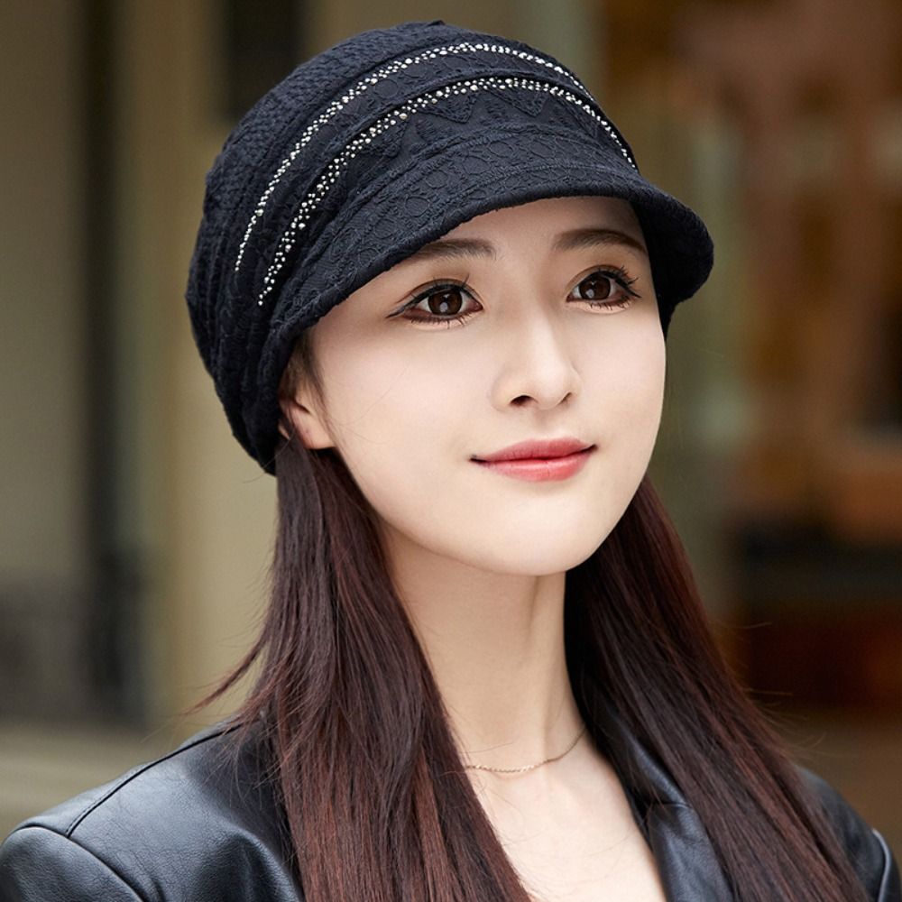 Hollow Out Flower Beanie Cap B - Baseball Cap Structured review and price