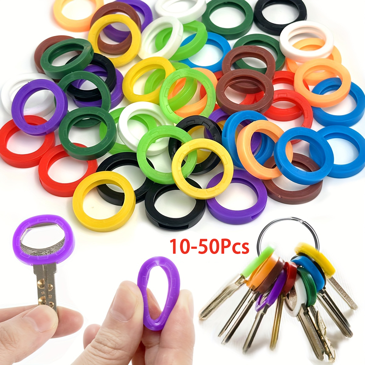 10-50Pcs Key Cap Covers Durabl - Snapback Hat Flat review and price