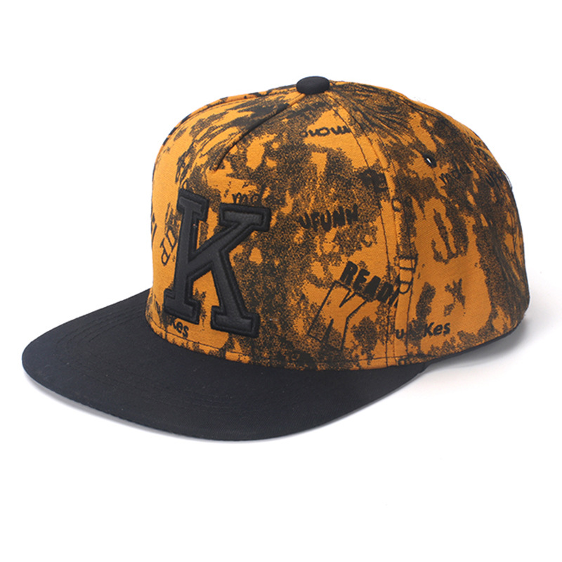 K Letter Hip Hop Baseball Caps - Snapback Hat Flat review and price